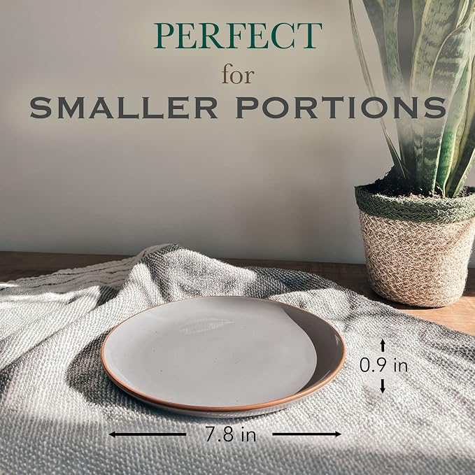 MORA Ceramic Plates Set, 7.8 in