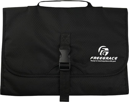 Freegrace Premium Hanging Toiletry Travel Bag - Cosmetic, Jewelry, Toiletry & Accessory Storage Organizer Bag, Large Size, Various Compartments