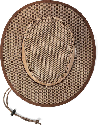 Elias Mesh Breezer Hat for Men & Women - Lightweight Breathable Sun Protection with Wide Brim