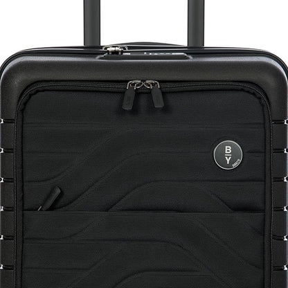 Bric's B|Y Ulisse Spinner Carry-On Suitcase, Lightweight Expandable Hard Shell Luggage with TSA Lock and Smooth 360° Wheels 21 Inch – Nero
