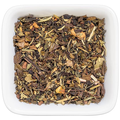 Tealyra - White Ayurvedic Chai - Sweet Spicy - White Tea - Cinnamon - Ginger - Healthy Loose Leaf Tea - Antioxidants Rich - Low Caffeine - 224g (8-ounce)