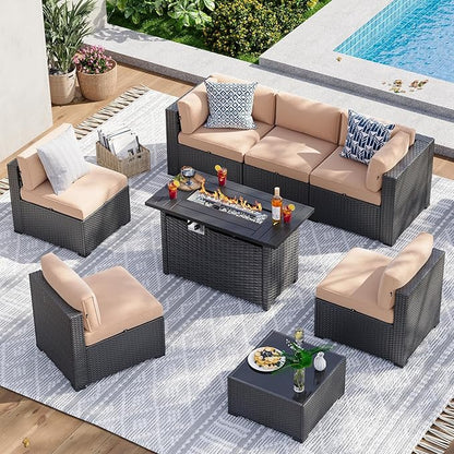 Aoxun 8 Piece Patio Furniture Set