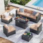 Aoxun 8 Piece Patio Furniture Set