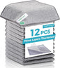 12Pcs New Upgrade 2-Layer Non Scratch Wire Dishcloth,Wire Dishwashing Rag,Reusable Quick-Dry Odor-Free Scrub Cloths for Dishes, Kitchen Cleaning Dish Rags for Cookware,Sinks, Dishes,Stove ﻿