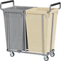 Large laundry hamper with Wheels, 2 Bag 360L Big Rolling Laundry Basket Sorter Cart, Extra Large Laundry Clothes Hamper, Heavy Duty Laundry Basket Organizer for Laundry Room,Bathroom