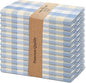 Urban Villa Cloth Napkins 100% Cotton Dinner Napkins Highly Absorbent 20x20 Inches (Set of 12) Blue Sand Buffalo Checks Reusable Washable Soft Durable Premium Quality Ideal for Home Wedding Parties