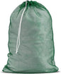 Handy Laundry Mesh XL Laundry Bags - Durable, Machine Washable with Secure Drawstring Closure - Perfect for College Dorms, Laundromats, Apartments (Green, Large 24" x 36")