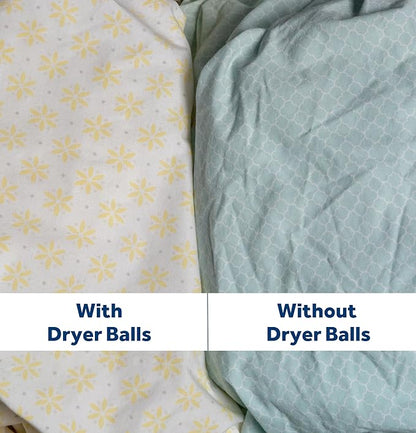GE Appliances Wool Dryer Balls, XL Reusable Natural Fabric Softener Made of 100% Pure New Zealand Wool, Set of 3