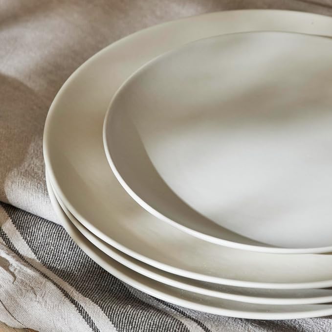 Porto by Stone Lain Semplice 12-Piece Premium Kitchen & Dining Dinnerware Set
