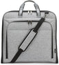 Amazon Basics Carry-On Garment Bag for Travel and Business Trips with Shoulder Strap, Hanging Suit Luggage Bag for Men Women, Wrinkle Free Cover for Suits Dresses Coats, Gray