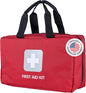 Thrive Home Essentials First Aid Kit (291 Pieces) - First Aid Bag with Multi-Sized Bandage, Gauze, Wipes, Scissors, Gloves, Tape, Ice Pack and More