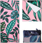 Quick Dry Towel Extra Large 78x35 Inch - Microfiber Beach Towel - Perfect for Beach, Travel, Swimming, Pool, Yoga, Hiking, Camping - Lightweight, Fast Drying, Compact for Adults (La Fashion)