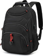 Boniyee Travel Backpack 17.3 Inch, Business Anti-Theft Laptop Bag with USB Charging Port, Waterproof