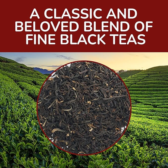 BREWIX, English Breakfast Black Tea Leaves (50+ Cups, 3.53oz/100g) Gluten Free | Strong, Robust & Aromatic | High Caffeine Loose Leaf