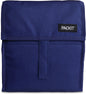 Packit® Freezable Lunch Bag, True Blue, Built with ECOFREEZE® Technology, Foldable, Reusable, Zip and Velcro Closure with Buckle Handle, Designed for Work Lunches and Fresh Lunch On the Go