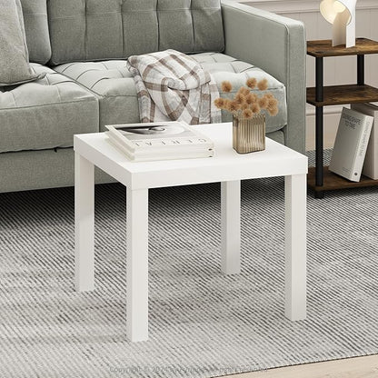 Furinno Classic Coffee Table, Square Modern Coffee Table