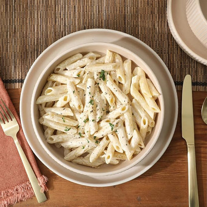 Gibson Elite Deerfield 16-Piece Stoneware Dinnerware Set – Cream White Reactive