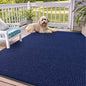 OLANLY Front Door Mat Indoor Outdoor Entrance, Waterproof Heavy Duty Doormat, Fade Resistant, Low Profile, Easy Clean Patio Porch Welcome Floor Mats for Entry, 71x47, Blue