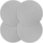 Billbotk Round Woven Placemats Set of 4, 13 Inches Table Place Mats for Dining Table, Hot Pads for Kitchen, Trivets for Hot Dishes, Pots and Pans,Tabletop Accessories(LightGray) ﻿