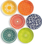 Salad Plates - Small Plate for Serving Appetizer, Sandwich - Microwavable -