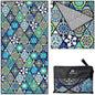 Elite Trend Quick Dry Towel Extra Large 78x35 Inch - Microfiber Beach Towel - Perfect for Beach, Travel, Swimming, Pool, Yoga, Hiking, Camping - Lightweight, Fast Drying, Compact for Adults (Artsy)