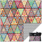 Quick Dry Towel Extra Extra Large 72x72 Inch - Microfiber Beach Towel - Perfect for Beach, Travel, Swimming, Pool, Yoga, Hiking, Camping - Lightweight, Fast Drying, Compact for Adults (Havana)